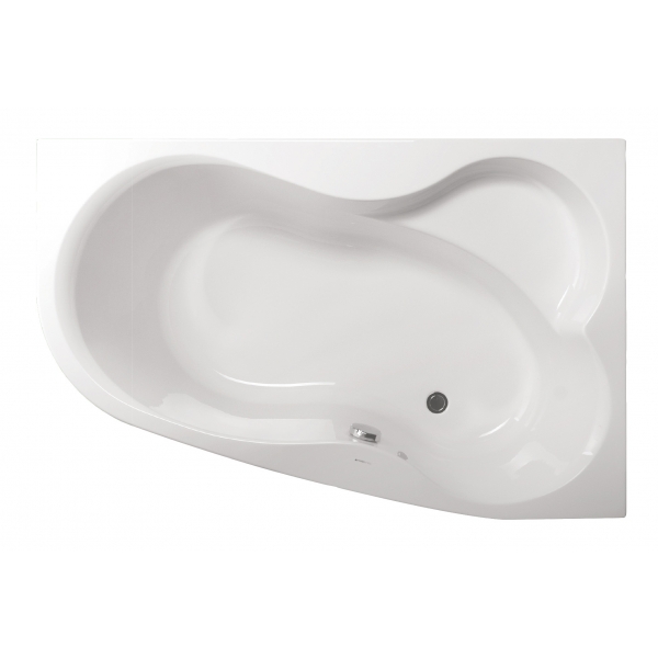 Акриловая ванна Vagnerplast Melite правая 160x105x48 см